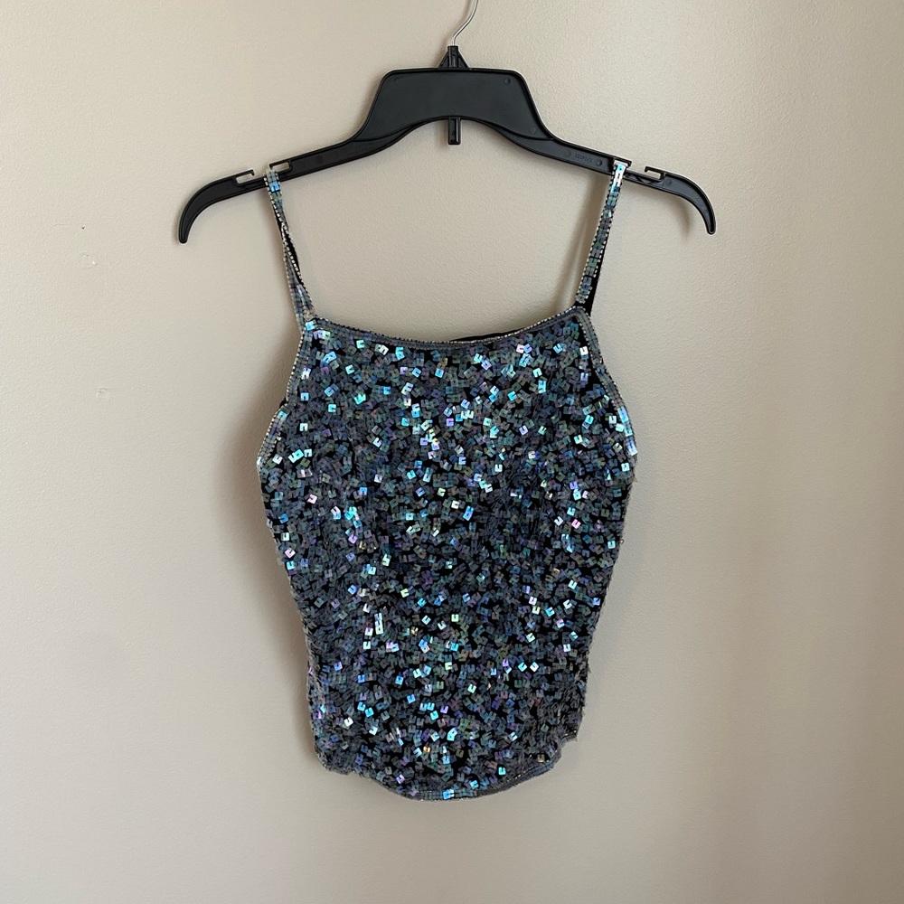 Sequin Tank Top